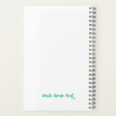 Foto des Leuchtturms an der Küste von CA - Fachzei Notizblock (Rückseite)