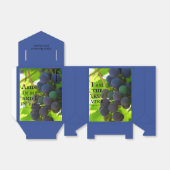 Foto des Lila Traubenschnitts von John Bible Verse Geschenkschachtel (Ungefaltet)