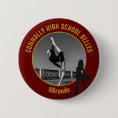 Foto des Maroon Gold Drill Teams - Tänzerin der Hi Button (Vorderseite)