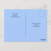 Foto des Meeressalzes der Erde Matthew 5:13 Blau Postkarte (Rückseite)