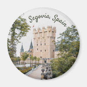 Foto des mittelalterlichen Alcázar von Segovia Magnet