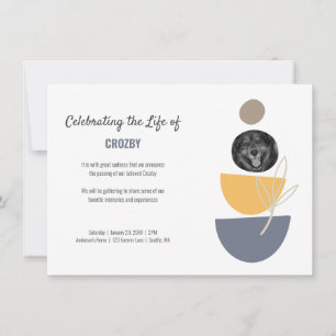 Foto des modernen Hauses - Lebensfeier Ankündigung