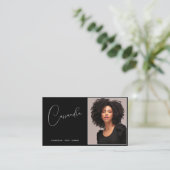 Foto des Musterdarstellers Visitenkarte (Stehend Vorderseite)