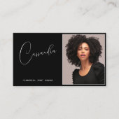 Foto des Musterdarstellers Visitenkarte (Vorderseite)