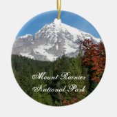 Foto des Nationalparks Mount Rainier Keramikornament (Vorne)
