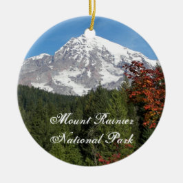 Foto des Nationalparks Mount Rainier Keramikornament
