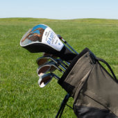 Foto des niedlichen Ersten Vaters Golf Headcover (In SItu)