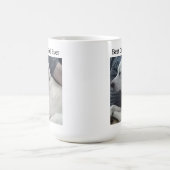 Foto des Niedlichen Hundes mit Bestem Pal je Kaffeetasse (Mittel)