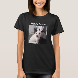 Foto des Niedlichen Hundes Ostersonnige Ohren Schw T-Shirt