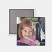 Foto des niedlichen Kindes - Maßgeschneiderte Dars Magnet (Vorderseite/Rückseite)