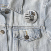 Foto des Niedlichen kleinen Eichhörnchens mit Fluf Button (Beispiel)