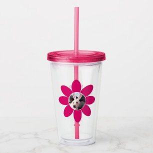 Foto des Niedlichen Osterhühners Hot Pink Acryltrinkbecher