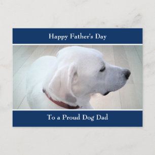 Foto des Niedlichen Profils von White Labrador Ret Feiertagspostkarte