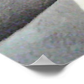 Foto des Niedlichen Vaters des Welpenhundes Poster (Ecke)