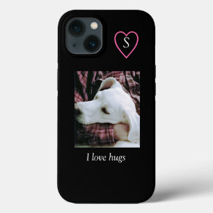 Foto des Niedlichen Weißen Hundes I Liebe Schläger Case-Mate iPhone Hülle