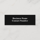 Foto des Niedlichen Weißen Hundes wird von Vater B Mini Visitenkarte (Rückseite)