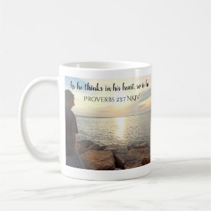 Foto des Ozeanbuches der Sprichwortbibel Kaffeetasse