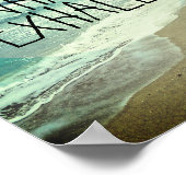 Foto des Ozeans inhalieren Poster (Ecke)