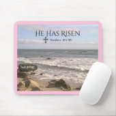 Foto des Ozeans mit Auferstehung Ostern Mousepad (Mit Mouse)