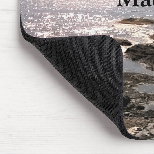 Foto des Ozeans mit Jeremiah 1:5 Gott wusste Sie Mousepad (Ecke)