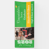 Foto des personalisierten Abschlusses, Name Banner (Vertikal)