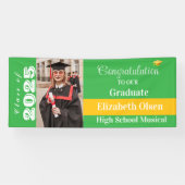 Foto des personalisierten Abschlusses, Name Banner (Horizontal)