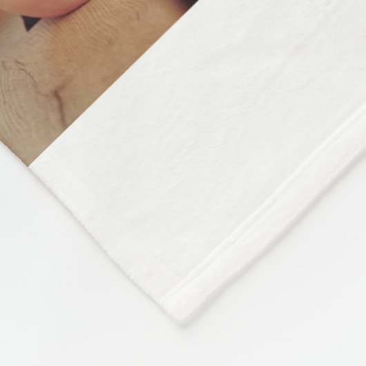 Foto des personalisierten Vaters Fleecedecke (Ecke)