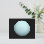 Foto des Planeten Uranus Postkarte (Stehend Vorderseite)