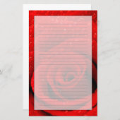 Foto des Rosen-Hintergrundes Briefpapier (Vorne/Hinten)