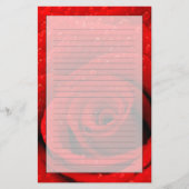 Foto des Rosen-Hintergrundes Briefpapier (Vorderseite)