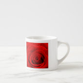 Foto des Rosen-Hintergrundes Espressotasse (Rechts)