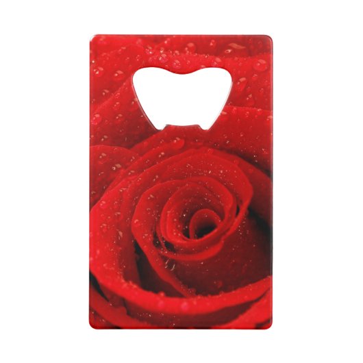Foto des Rosen-Hintergrundes Geldbeutel Flaschenöffner (Vorderseite)