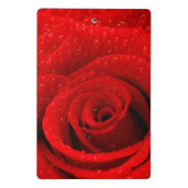 Foto des Rosen-Hintergrundes Mini Klemmbrett (Rückseite)