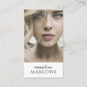 Foto des Schauspielers Visitenkarte (Vorderseite)