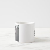 Foto des Schlafens Hund Speedy Erholung gut Espressotasse (Vorderseite)