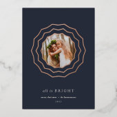 Foto des Single Folien Feiertagskarte (Vorderseite)