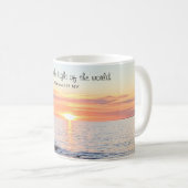 Foto des Sonnenuntergangs auf der Seeblesse Kaffeetasse (VorderseiteRechts)