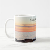 Foto des Sonnenuntergangs auf der Seeblesse Kaffeetasse (Links)