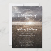 Foto des Sonnenuntergangs Einladung (Vorderseite)