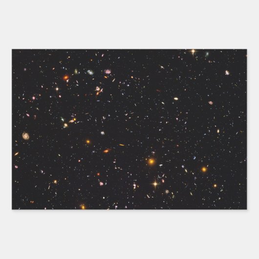 Foto des Sternuniversums im Weltraum Geschenkpapier Set (Vorderseite 3)