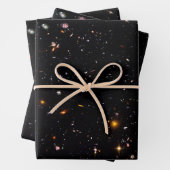 Foto des Sternuniversums im Weltraum Geschenkpapier Set (Beispiel)
