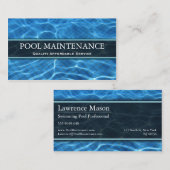 Foto des Swimmingpools - Visitenkarte (Vorne/Hinten)