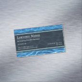 Foto des Swimmingpools - Visitenkarte Magnetische Visitenkarte (Beispiel)