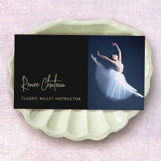 Foto des Tanzlehrers Visitenkarte