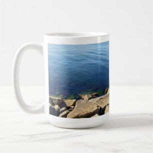 Foto des tiefblauen Atlantiks Bester Vater je Kaffeetasse