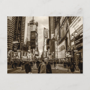 Foto des Times Square in New York Postkarte