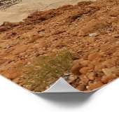 Foto des Toten Meeres Poster (Ecke)