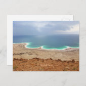 Foto des Toten Meeres Postkarte (Vorne/Hinten)