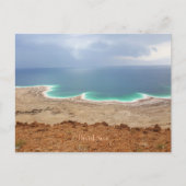 Foto des Toten Meeres Postkarte (Vorderseite)