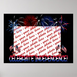 Foto des Unabhängigkeitstages Poster